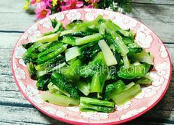 清炒莴笋叶