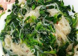 菠菜拌粉丝