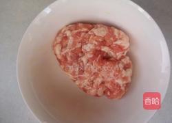 肉末水晶白玉汤的做法图解1