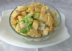 甘蓝炒馍丁