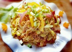 黄豆芽炒肉丝