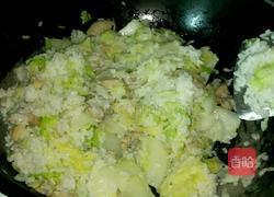 大白菜雞肉燜飯的做法图解3