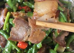 青椒蒜苗炒腊肉