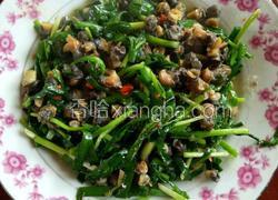 螺蛳肉炒韭菜