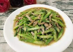 芦笋炒肉丝