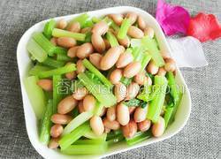 凉拌芹菜花生米