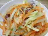 土豆胡萝卜炒腊肠
