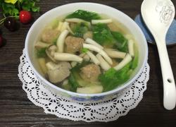 鲜蘑汆小丸