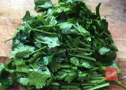 豆腐皮炒香菜的做法图解3