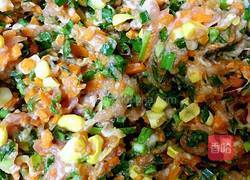 玉米韭菜胡萝卜水饺的做法图解6