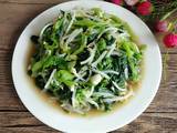 凉拌菠菜豆芽