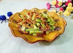 西芹炒肉丝