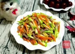 小瓜胡萝卜炒肉丝的做法图解10