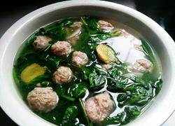 豌豆尖丸子汤