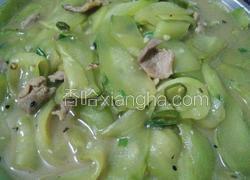 青瓜炒肉片