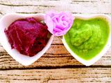 西兰花紫薯泥辅食的做法[图]