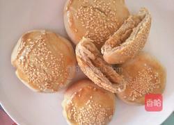 梅干菜和肉松芝麻饼的做法图解19