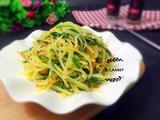 土豆丝炒韭菜