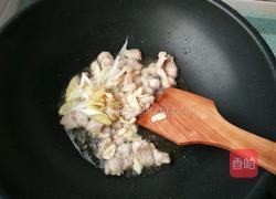 菜花炒肉的做法图解5