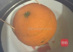 橙盅蒸蛋配五彩手抓饼的做法图解2