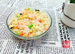 虾仁蛋炒饭的做法图解8