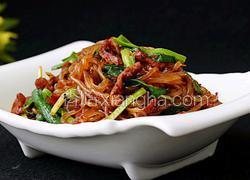韭菜炒粉条