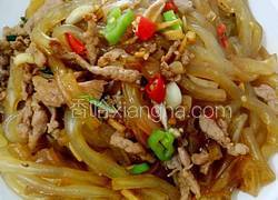 肉丝炒辣皮