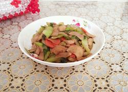鸡腿菇炒油菜
