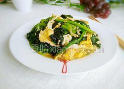 菠菜炒鸡蛋