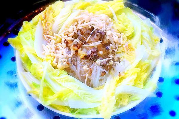 蒜蓉粉丝蒸娃娃菜