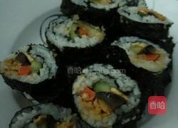 蜂蜜紫菜寿司的做法图解9