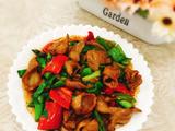 双椒爆炒肥肠