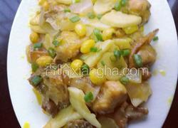 白果炒鸡块