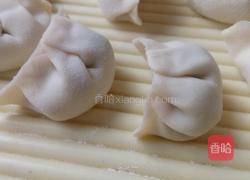 酸菜馅水煎饺的做法图解2