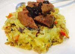 牛扒腊肉外婆菜排骨肉沫焗饭