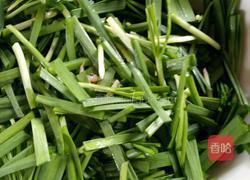 韭菜炒河虾的做法图解2
