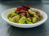 鲜蚕豆小炒肉