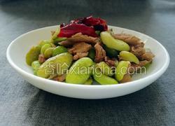鲜蚕豆小炒肉