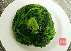 木耳拌菠菜的做法图解3