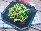 干豆腐炒韭菜