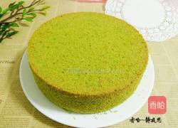 菠菜泥戚风蛋糕的做法图解21