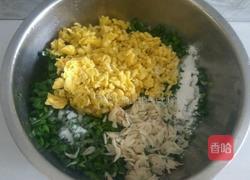 两掺面包子……韭菜鸡蛋虾皮馅的做法图解4