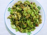 鸡蛋香炒蚕豆