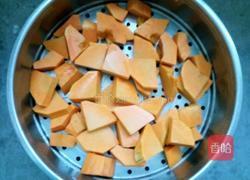南瓜花卷的做法图解2