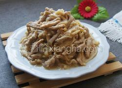 金针菇炒肉