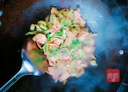田菜片芝麻炒肉的做法图解3