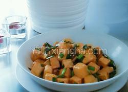豆腐系列之韭菜烧豆腐