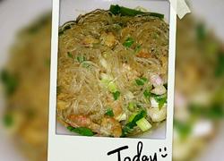 干虾仁炒粉丝