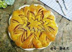 花型豆沙面包
