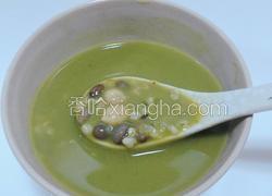 抹茶红豆花生牛奶